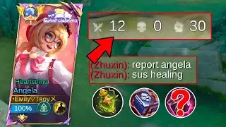 40+ KDA ANGELA WORLD RECORD!!? NEW BEST BUILD & EMBLEM 2025 REVEAL