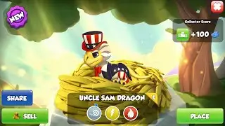 Uncle Sam Dragon so lovely - Dragon Mania Legends | Gameplay Walkthrough