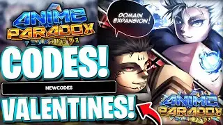 ❤️UPDATE 1! ROBLOX ANIME PARADOX CODES | LATEST VALENTINES UPDATE CODES FOR ANIME PARADOX
