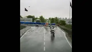 Racer Collision Crash #ride4 #kawasaki