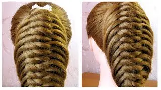 Queue de cheval originale et simple 🌼 Coiffure facile et rapide cheveux mi long/long