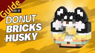 [Guide] Building W2602-17 Donut Nano Bricks 🧱 | Cute Husky Toy Set!