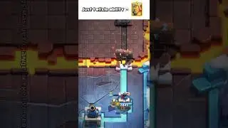 Just 1 Elixir Ability Hero Wizard 🫩✌️ #clashroyale