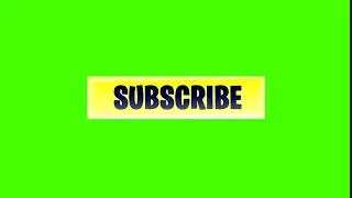 Animated Subscribe Button Green Screen Effect For Editing