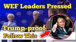 WEF leaders pressed on how they will 'Trump-proof their economies' if he wins election