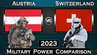Austria vs Switzerland | Army- Airforce- Navy Power Comparison 2023