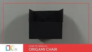 Origami toys #114 - How to make an origami chair III (single sofa)
