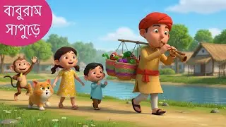 বাবুরাম সাপুড়ে - Baburam Sapure | Bengali Rhymes & Baby Songs | Bengali 3D Cartoon | Teddy Rhymes