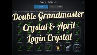 Double Grandmaster & April 2018 Login Calendar Crystal Opening | Marvel Contest of Champions