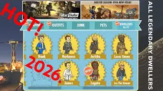 Fallout Shelter: All Legendary Dweller (Latest, January 2026)