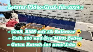 Jiabaida 300A Smart BMS mit 3A Balancer 😅 Seplos & JK Inverter BMS / Eve MB31 #lifepo4 #diy #bms #pv