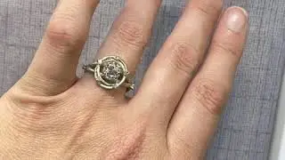ATOMIC LOVE// Heirloom Diamond Ring by Mary van der Aa