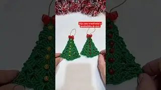 👀🤌🏻✨ #crochet #diy #christmas #ornaments