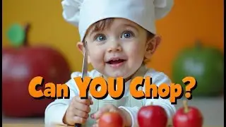 CHOP CHOP SLICE SLICE! 🍌🥭 Get Moving with this Energetic Fruit Salad Action Song!