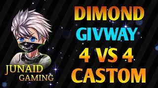 Live streaming of MR JUNAID GAMING 10 Like complete and 4vs 4 give way castom and id reaction ❤️