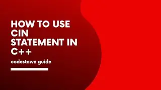 Cin in C++ | CodesTown
