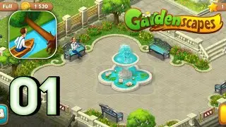 Gardenscapes | Story gameplay | Part 1 (android_ios) Techzdude