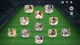 fc mobile game play amazing game  99 Rate Challenge 👍 تحدى تشكيله 99 ريت 