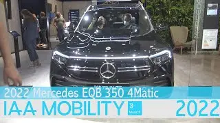 2022 Mercedes EQB 350 4Matic Exterior and Interior Walk Around IAA M&uuml;nchen 2021