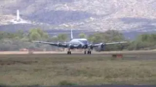 DC-6B V5NCG Taking of from Eros