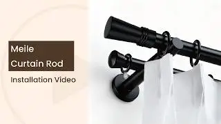 Meile Curtain Rod Installation Video ┃Argahome