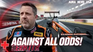 Tony Stewart Fights Through Medical Issue to Reach NHRA Semis 💪🔥 #us #nhra #tonystewartracing