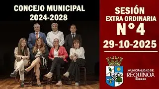 Sesión Extraordinaria N°4 Concejo Municipal de Requínoa