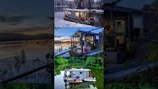 Жизнь на плавучем доме в любое время года