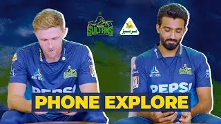 Phone Explore with Sarsabz Ke Sultan | Usama Mir & David Willey | Multan Sultans