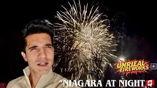 “Fireworks  at Niagara Falls on Christmas 🎄✨ | Lights & Winter Vibes | Vlog 146”
