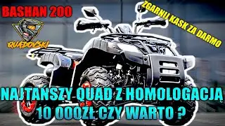 NAJTAŃSZY QUAD Z HOMOLOGACJĄ W POLSCE ⚠️ BASHAN 200 ⚠️ DA SOBIE RADĘ W TERENIE ? [28]