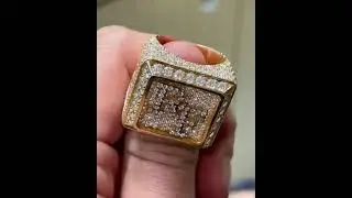 #hiphopjewelry #icedoutjewelry #jewelryfactory #baguettependant #cubanchain#customring #hiphopring