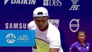 Tennis Team Men's Semi-Finals (Day 3) - PHI vs INDO Match 1 | 28th SEA Games Singapore 2015