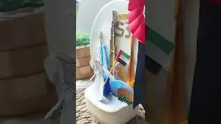 Craft for UAE national day #diy #shortsfeed #shorts #artandcrafts #diycrafts