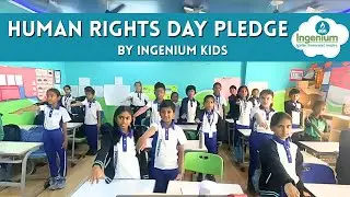 Pledge for Dignity & Equality | Human Rights Day |  Ingenium School