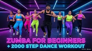 Zumba for Beginners + 2000 Step Dance Workout || NITEESH || Mayuri Dance & Fitness Academy || #2026
