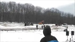 Mechanical Bull Obstacle Course Snow Bog at Vermonster 2014
