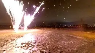 THE FINAL COUNTDOWN - fireworks display. New 2018 Years Eve.