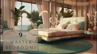 9 Modern Master Bedroom Interior design | Luxury Bedroom Tour | Master bedroom decorating ideas