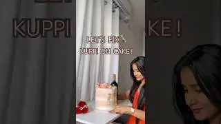 How&rsquo;s our kuppi cake!🍾 #youtubeshorts #shorts