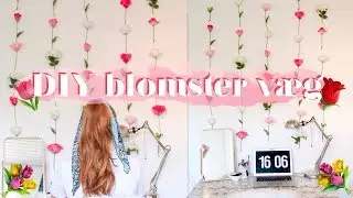 🌷DIY blomster væg // Victorias Værelse ep. 1🌷