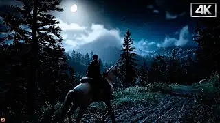RDR2 Peaceful Ambient Music &bull; Exploring the wilderness | Relaxing Horse Ride