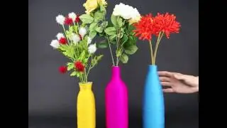 [5-Minute Crafts] Yarn wrapped bottles #5-MinuteCrafts