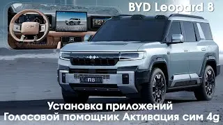 Leopard 8 - установка приложений на 2 экрана, голосового ассистента, SIM, диагностика и обновление