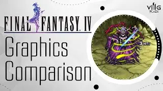 Final Fantasy IV Pixel Remaster vs PSP comparaci&oacute;n gr&aacute;fica/graphics comparison