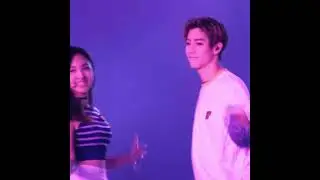 Mark kicking nayeon during Like Ooh Aah 😂 #twice #got7