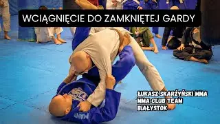 Podstawy BJJ: wciągnięcie do zamkniętej gardy (GI) | Dariusz Kasprzyk x Łukasz Skarżyński 