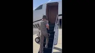 Paris Hilton carries adorable son Phoenix aboard private flight