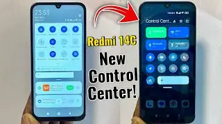 Change Control Center on Redmi 14C | Enable New HyperOS Control Center!