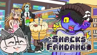 THE QUEST FOR SNACKS! | Snacks Fandango (Full Game) | 100% All Endings  | Twitch Livestream | Vtuber